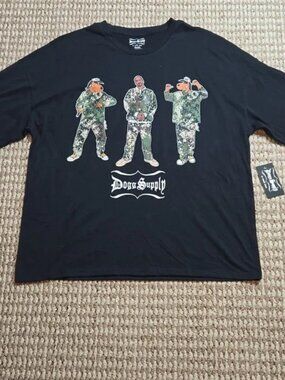 Dogg Supply by Snoop Dogg 3XL Plus Size Rap Hip Hop Tee Shirt Top